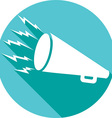 megaphone icon vector image
