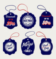 sale and discount price labels vector image vector image