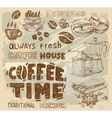 coffee vector image vector image