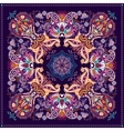 design for square pocket shawl textile paisley vector image