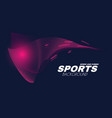 abstract sport background with motion elements vector image vector image