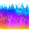 bright colorful fire flame vector image vector image