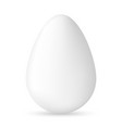 white egg realistic icon vector image vector image