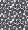 contrasty dark seamless pattern with web icons vector image vector image