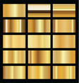 realistic gold background texture vector image