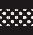 casual polka dot texture vector image vector image
