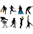 children sport vector image