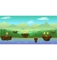 mobile app game landscape level vector image