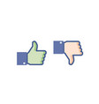 user experience feedback concept with like vector image