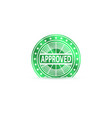approved chip success concept vector image