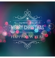 abstract christmas light background vector image