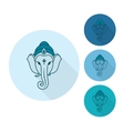 diwali indian festival icon vector image