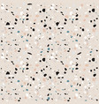 terrazzo seamless pattern pastel colors vector image