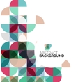 circle geometric abstract background vector image