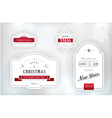 1311015 elegant christmas labels emblems vector image vector image