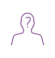 anonymous face rgb color icon vector image