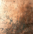 copper grunge background vector image vector image