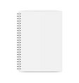 notebook mockup isolated vector image