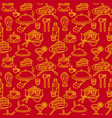 cafe food pattern vector image vector image
