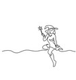 beautiful mage woman holding magic wand vector image