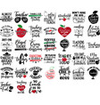 set quotes about teacher work vector image vector image