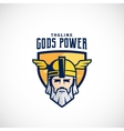 gods power sport team or league logo vector image