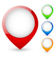 modern map markers vector image