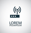 modem icon vector image