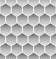 halftone seamless pattern vector image