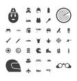 military icons vector image vector image