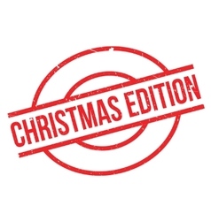Christmas edition rubber stamp Royalty Free Vector Image