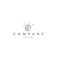 logo on which an abstract image vector image