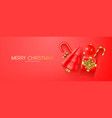 merry christmas background vector image