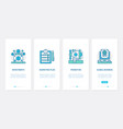 investing in global business promotion ux ui vector image vector image