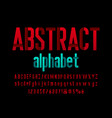 abstract font vector image