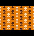 bright seamless pattern with skulls and crossbones vector image vector image