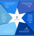 infographic design template with place for your vector image vector image
