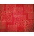 red background hearts vector image vector image