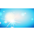 blue sky card vector image vector image