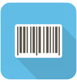 barcode icon vector image vector image