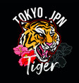 tokyo jpn tiger vector image