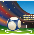 football stadium vector image