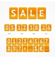 counter seasonal sale concept vector image