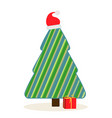 merry christmas and happy new year concept vector image vector image