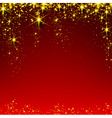 christmas starry background vector image