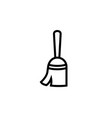 paint brush line icon outline sign linear vector image vector image