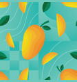 mango seamless pattern vector image