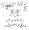 floral borders for holidays vector image