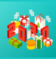 new year 2020 presents concept vector image vector image