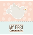 first communion vector image